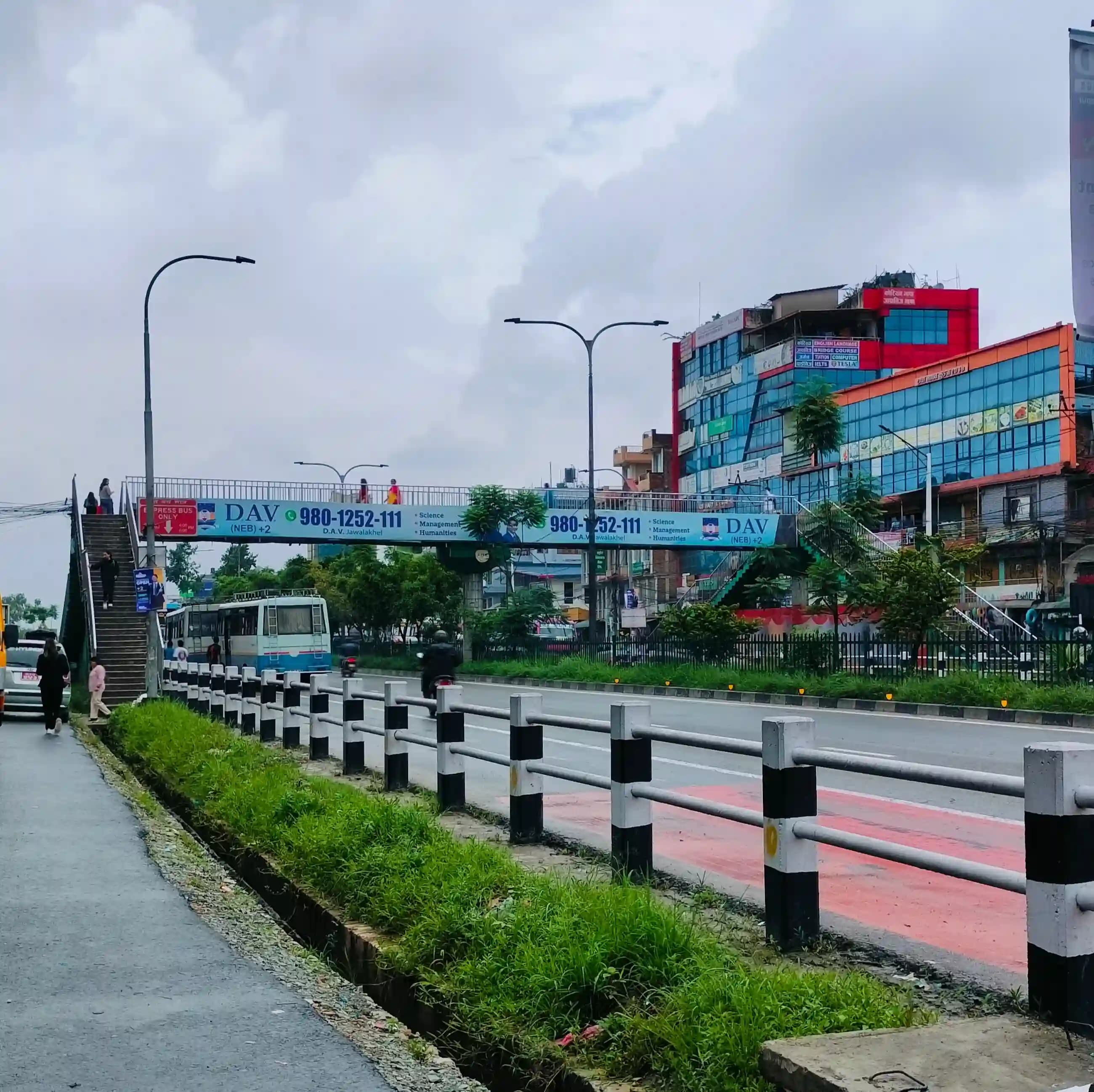 Ghattaghar overhead bridge advertising